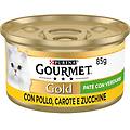 purina gold pat&egrave; umido gatto 85 gr pollo carote e zucchine confezione da 24 pezzi cibo umido