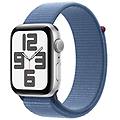 watch se gps cassa 44mm in alluminio con cinturino sport loop blu inverno