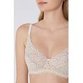 reggiseno balconcino non imbottito in pizzo riciclato paris donna avorio tama&ntilde;o 4d