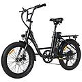 bicicletta elettrica fun1 350w 36v 10. 4ah 20x3 fat nero