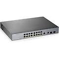 gs1350-18hp-eu0101f switch di rete gestito l2 gigabit ethernet 10-100-1000 grigio supporto power