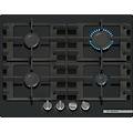Bosch Serie 4 Pnp6b6k40 Piano Cottura A Gas 60 Cm Vetro Temperato Nero
