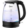 mk-17g02a2 bollitore elettrico kettle 1. 7l bollitore vetro senza bpa con indicatore a led blu 2200w