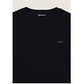 felpa donna girocollo in tessuto tecnico a micro-trecce nero donna small