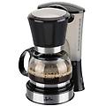 caffettiera a filtro ca288n 8 tazze 600 w nero acciaio inox con filtro permanente