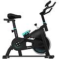 bicicletta indoor drumfit indoor 10000 teseo volano 10 kg resistenza magnetica lcd