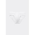 slip in microfibra con logo uomo bianco taglia 5