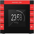 - radio orologio rr70prockwood fm / pll colore nero marrone rosso
