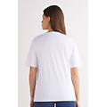 maglia manica corta in elevated cotton donna bianco taglia m