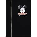 felpa nera collo alto e zip comfort fit mickey mouse black donna small