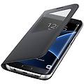 - s view flip cover custodia per galaxy s7 edge nero