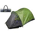 tenda a cupola a doppia parete per 2 persone verde bosco
