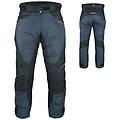 a-pro pantaloni impermeabile moto imbottitura termica estraibile traspirante blu 30