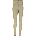 pantaloni push up wr. up a vita alta in tessuto sostenibile olive donna extra small