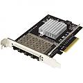 startech. com scheda di rete per server sfp+ a quattro porte pci express chip intel xl710