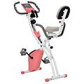 cyclette pieghevole 2 in 1 rosa
