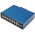 dn651138 switch di rete gigabit ethernet a 16 porte industriale non gestito 2 uplink sfp