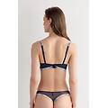 reggiseno a balconcino daniela pretty flowers donna blu taglia 5c