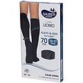 sauber calza uomo q-skin 70 den colore antracite taglia m