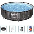 - set piscina rotonda steel pro max 427x107 cm