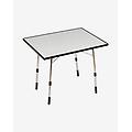 tavolo pieghevole mobilier california stratifié bianco nero