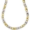 collana uomo oro giallo bianco gl101881