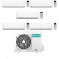 climatizzatore hi comfort penta split 9+9+9+9+12 con 5amw125u4rta inverter wi-fi r-32 classe a++