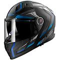 casco ff811 vector ii alizer matt nero / metalic blue nero blu xl