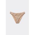 slip costume golden glitter donna s