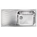 lavello 1 vasca (100x50cm) cometa inox satinato 011446dcssp