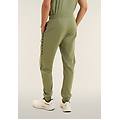 pantaloni sportivi in cotone con inserto logato hedge green uomo small