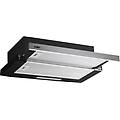 newslim60 cappa cucina aspirante sottopensile incasso larghezza 60 cm classe d colore nero/inox