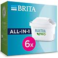 1050887 filtri caraffa 6 pezzi maxtra pro all in 1 colore bianco 1050887
