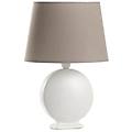 leroy merlin lampada da tavolo charm lampada da tavolo shabby zen/p grigio cotone e27