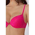 reggiseno super push-up in pizzo riciclato los angeles donna rosa tamaño 1b