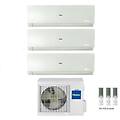 climatizzatore condizionatore trial split inverter flexis plus white r-32 9000+9000+12000 con