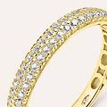 anello fascia claire oro giallo cubic zirconia collezione claire misura 58 oro giallo