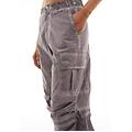 pantaloni cargo da donna in tessuto popeline effetto used shark cold dyed donna extra large