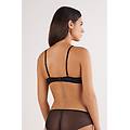 reggiseno balconcino elena sheer glamour donna nero taglia 3b