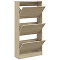 - scarpiera rovere sonoma 60x21x125 5 cm in legno multistrato