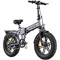 ep-2 boost bicicletta elettrica pieghevole 250w 48v 13ah grigio