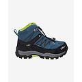 scarponi kids rigel mid waterproof blu nero giallo junior 38