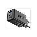 caricabatteria caricatore multipower micro 65w gan super fast charger max con 3 porte 1 porta usb da