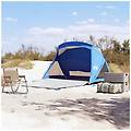 - tenda da spiaggia 2 persone azzurra impermeabile