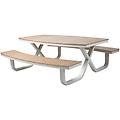 tavolo da picnic buddy polywood 214x75 cm (lxh) marrone/sabbia