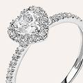 anello solitario claire oro bianco cubic zirconia collezione claire misura 50 oro bianco