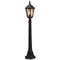 vidaxl lampada da terra firenze nero opaco