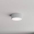 plafoniera cleo 200 grigio sensore ip54 ø 20 cm metallo