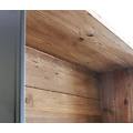 milanihome. it libreria con 6 ripiani in legno di pino riciclato di design mod marrone 91 x 190 x 35