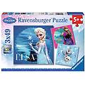 puzzle 3x49 frozen elsa anna olaf